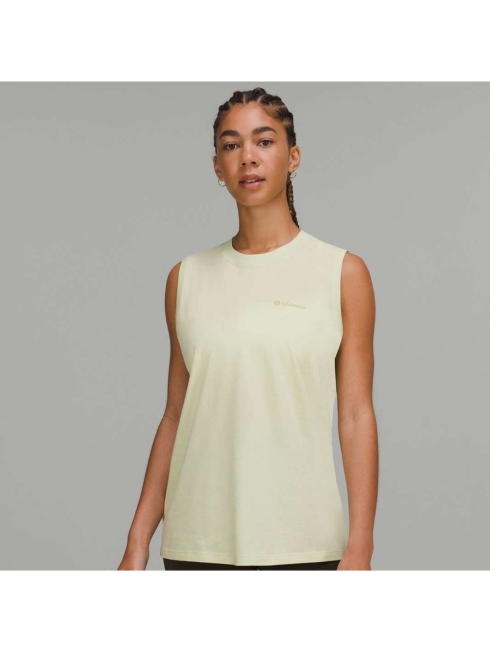 lululemon athletica Pale greenMuscle Tee